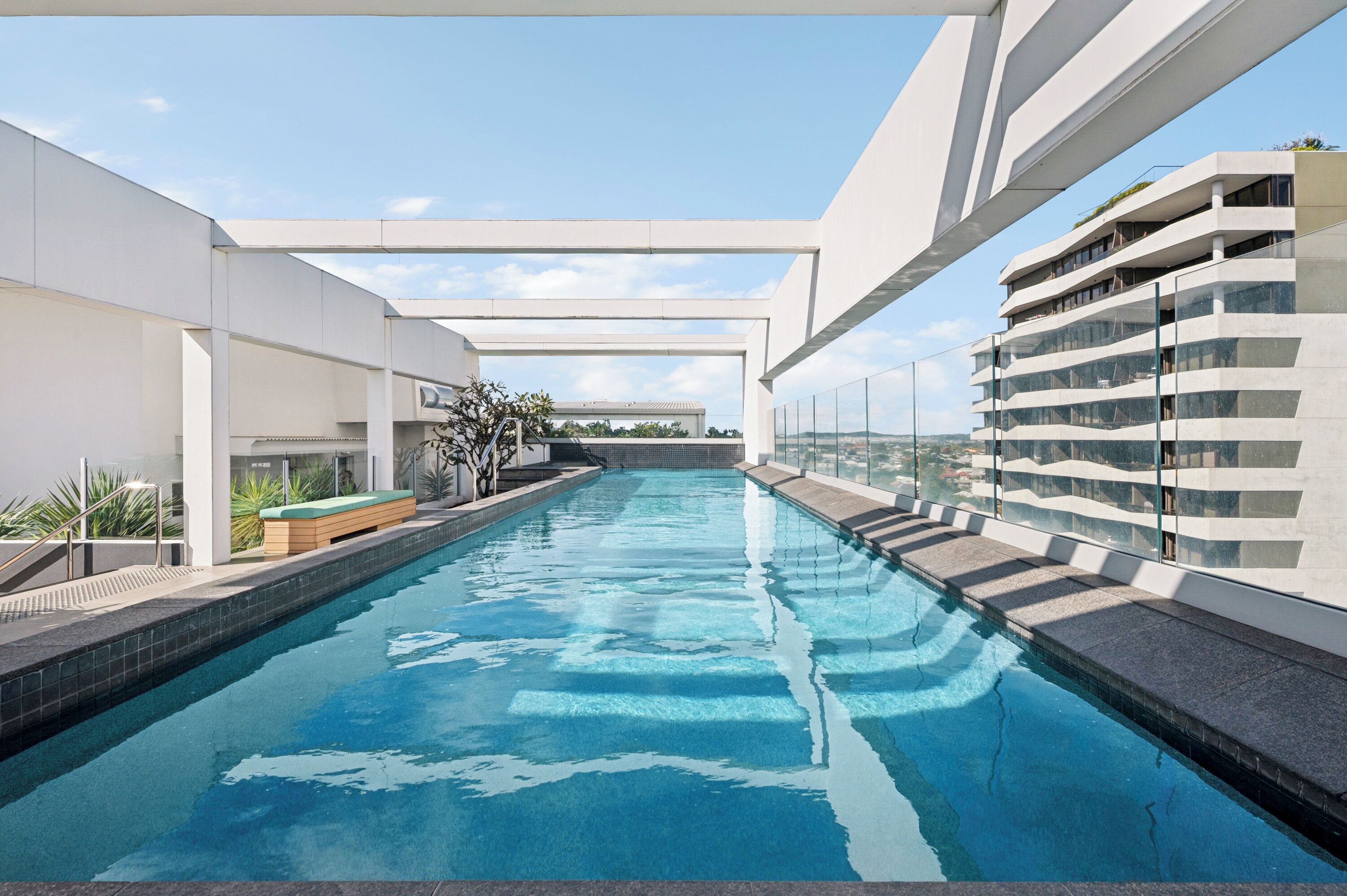 Rooftop pool