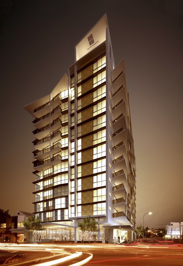 Façade de l’hébergement - soirée/nuit