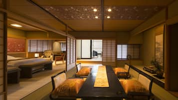 Japanese Western Style with Open Air Bath | Minibar, in-room safe, desk, free WiFi