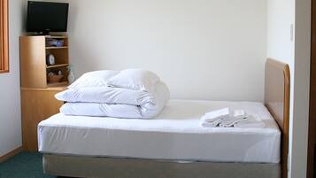 Down comforters, desk, iron/ironing board, free WiFi