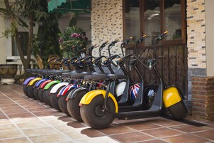 Udsigt fra overnatningsstedet