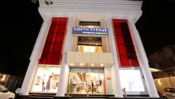 Front of property – evening/night