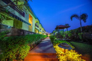 Front of property – evening/night