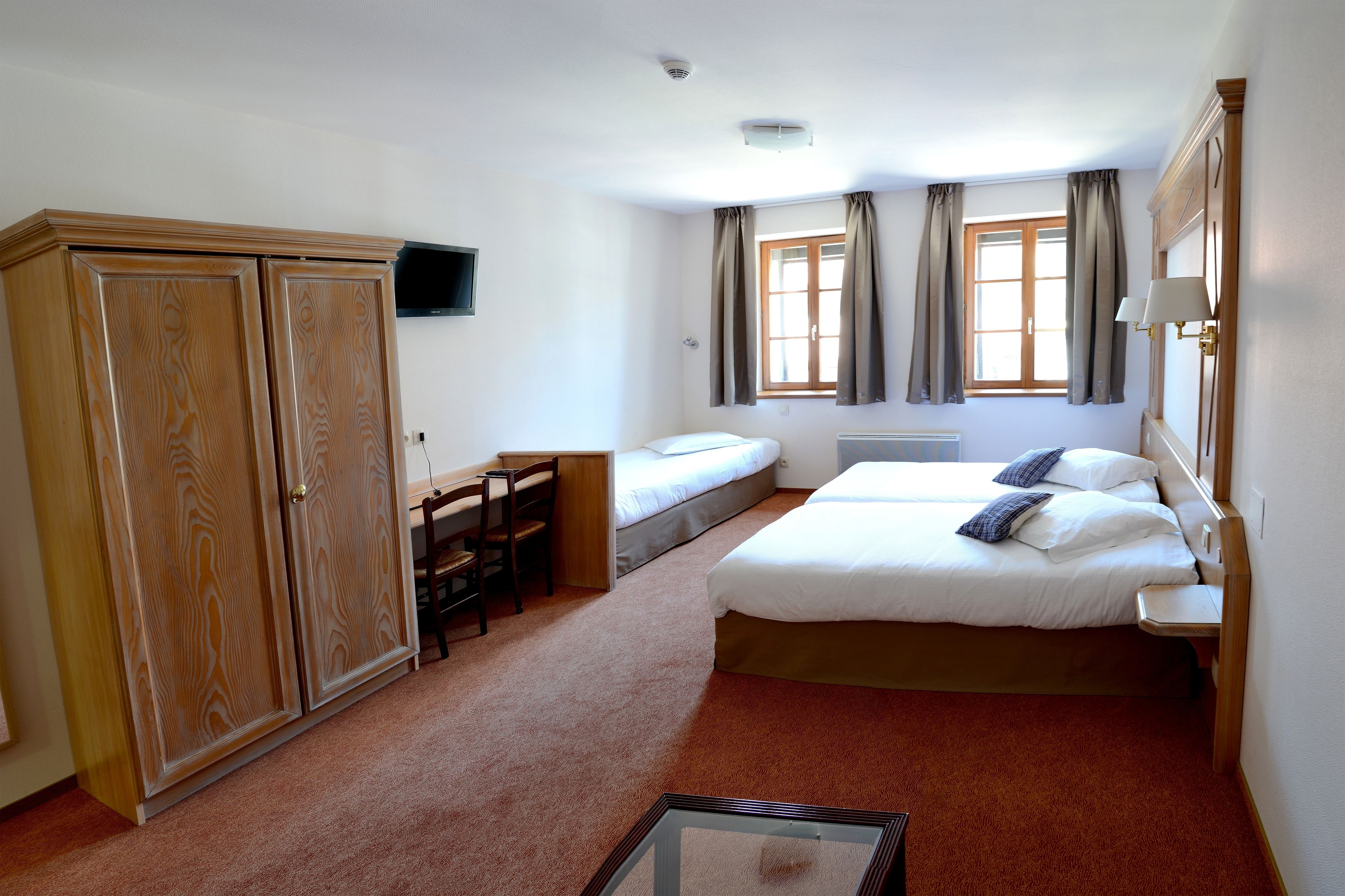 desk, iron/ironing board, free wifi, bed sheets