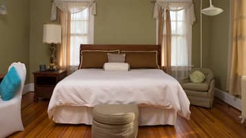 Room (The Green Room) | Premium bedding, memory foam beds, individually decorated