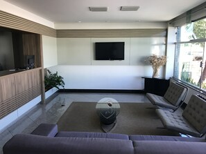 Lobby sitting area - Sete Lagoas Residence Hotel (Sete Lagoas)