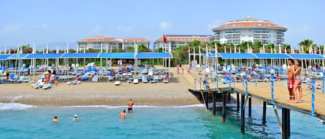 Plage, ski nautique, canoë