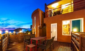 Front of property – evening/night