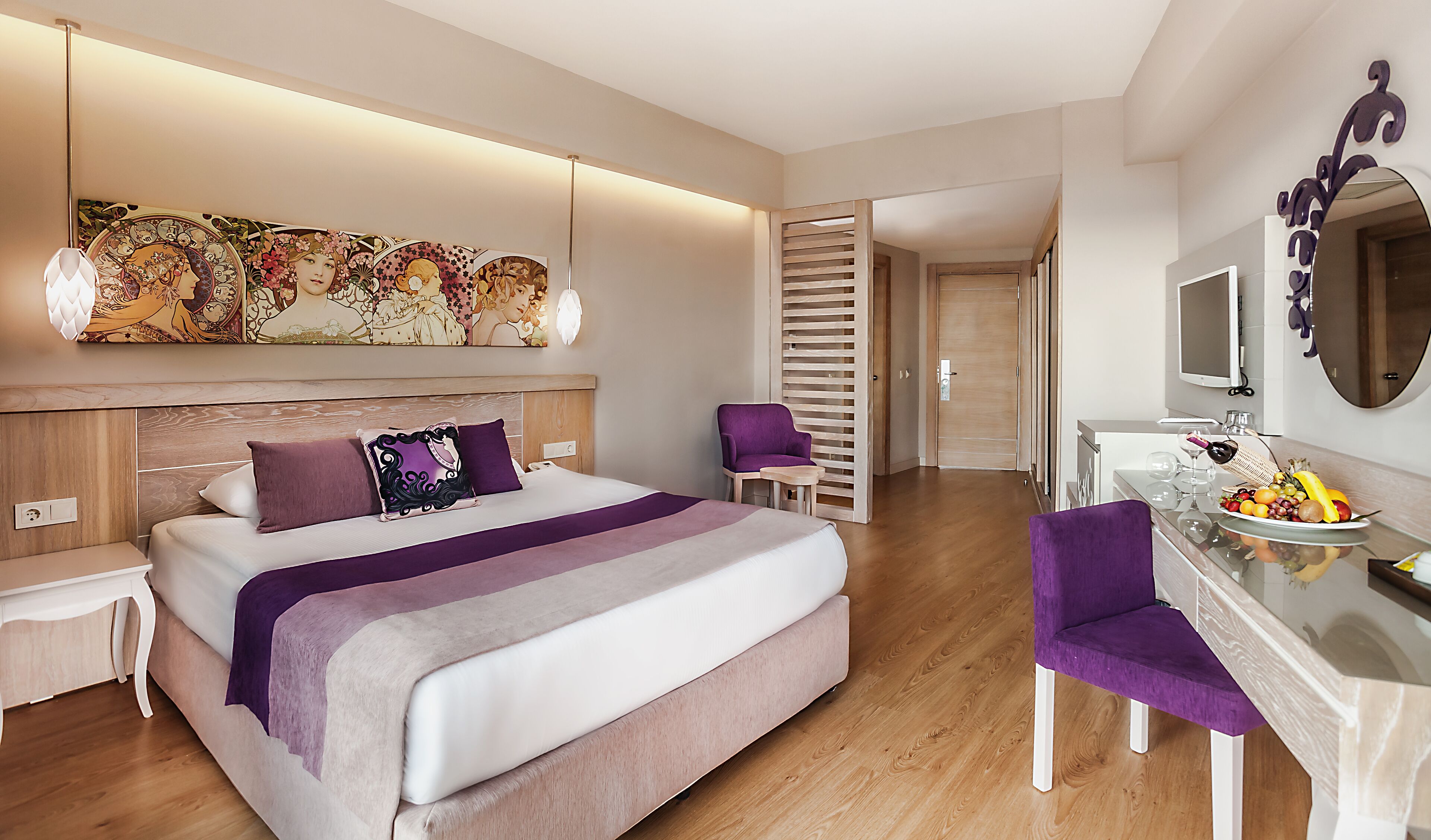 Free minibar, desk, blackout drapes, soundproofing