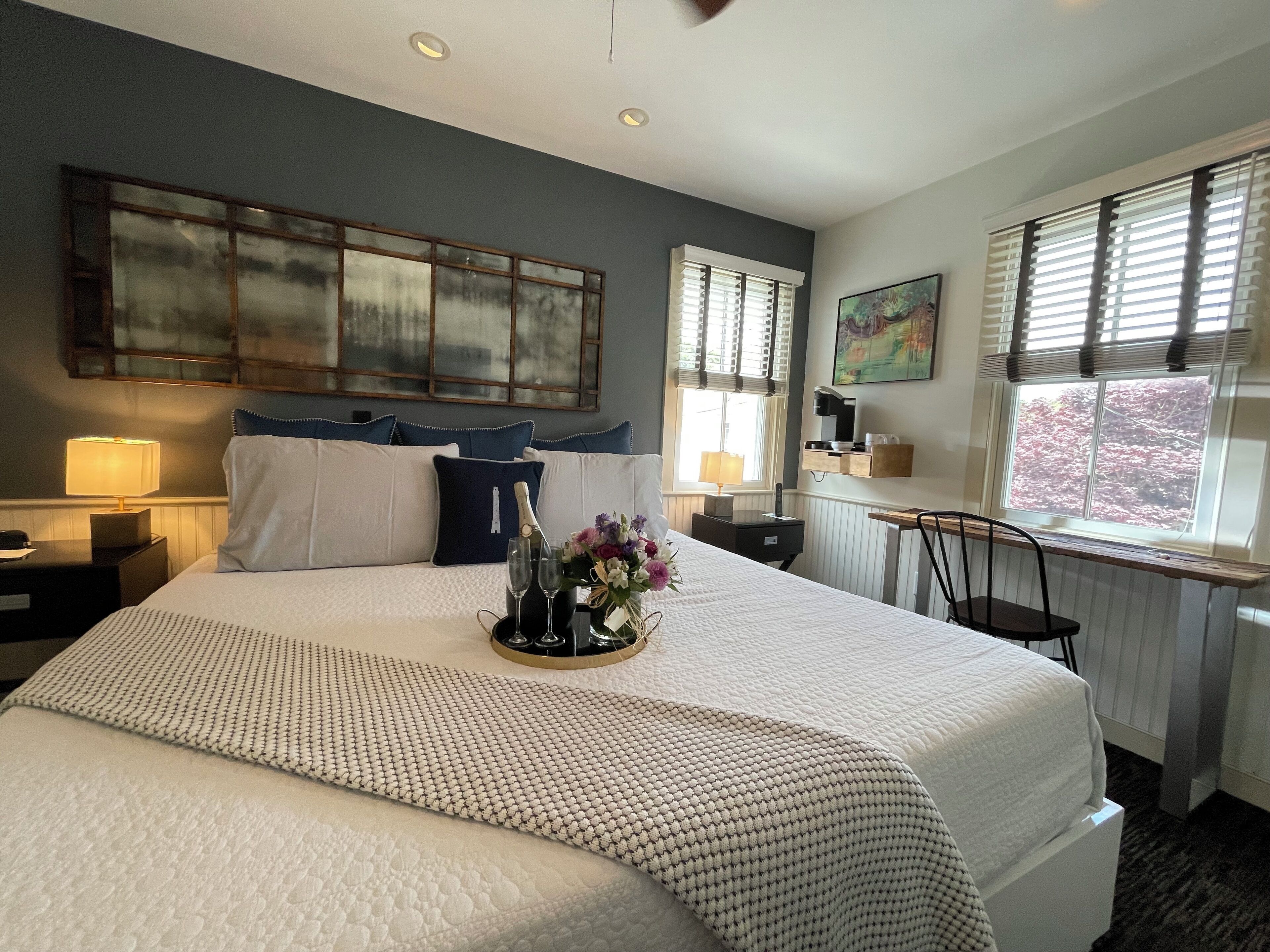 Nauset Light | Premium bedding, minibar, laptop workspace, soundproofing