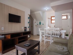Duplex, 3 Bedrooms | Living area - Pousada Kindermann (Florianópolis)
