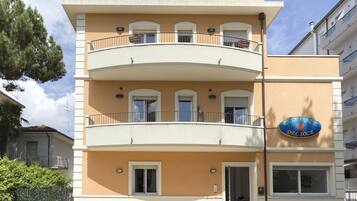 Fassade der Unterkunft