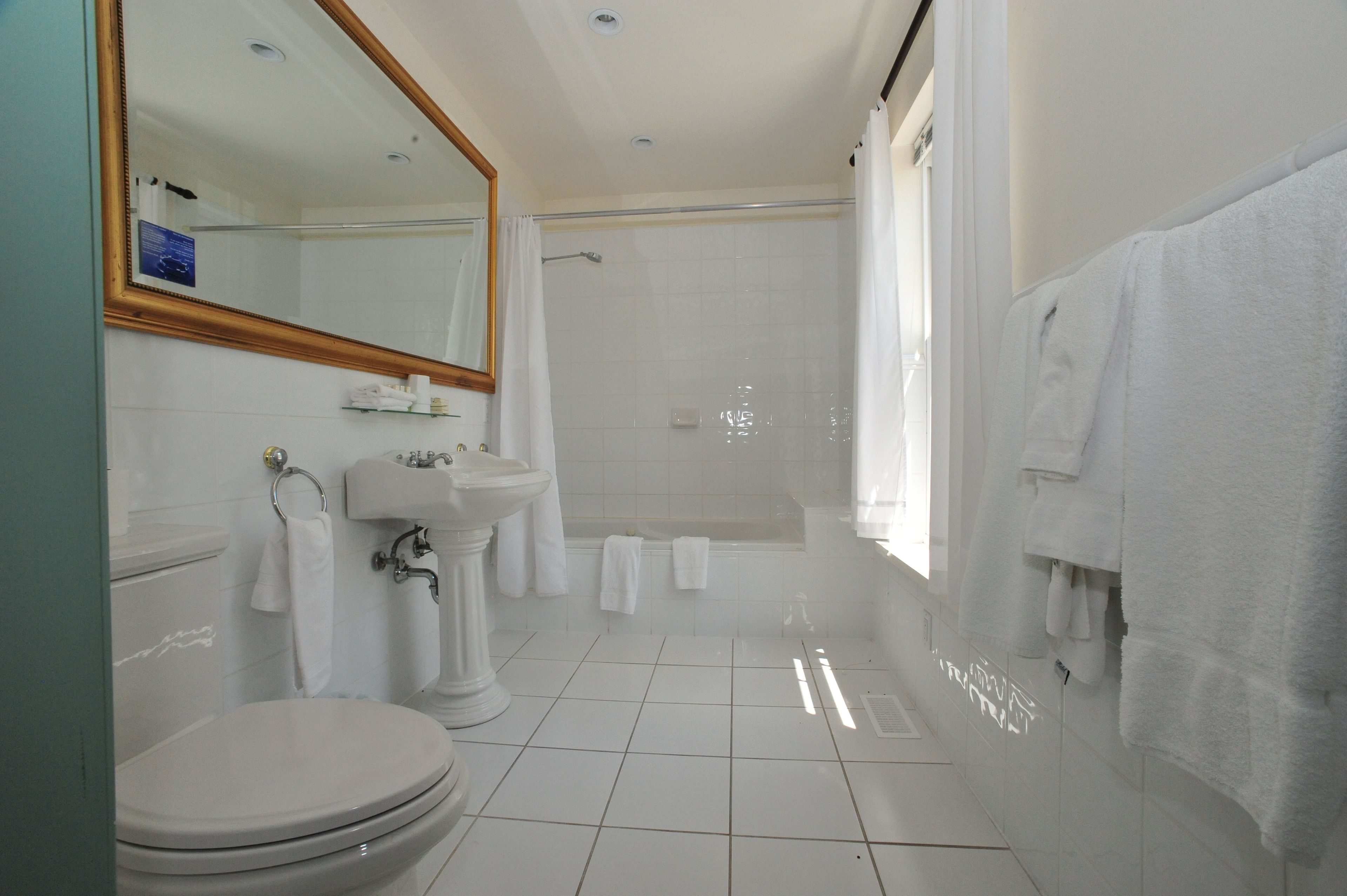 luxury suite, 1 king bed with sofa bed | bathroom | free toiletries, hair dryer, bathrobes, towels
