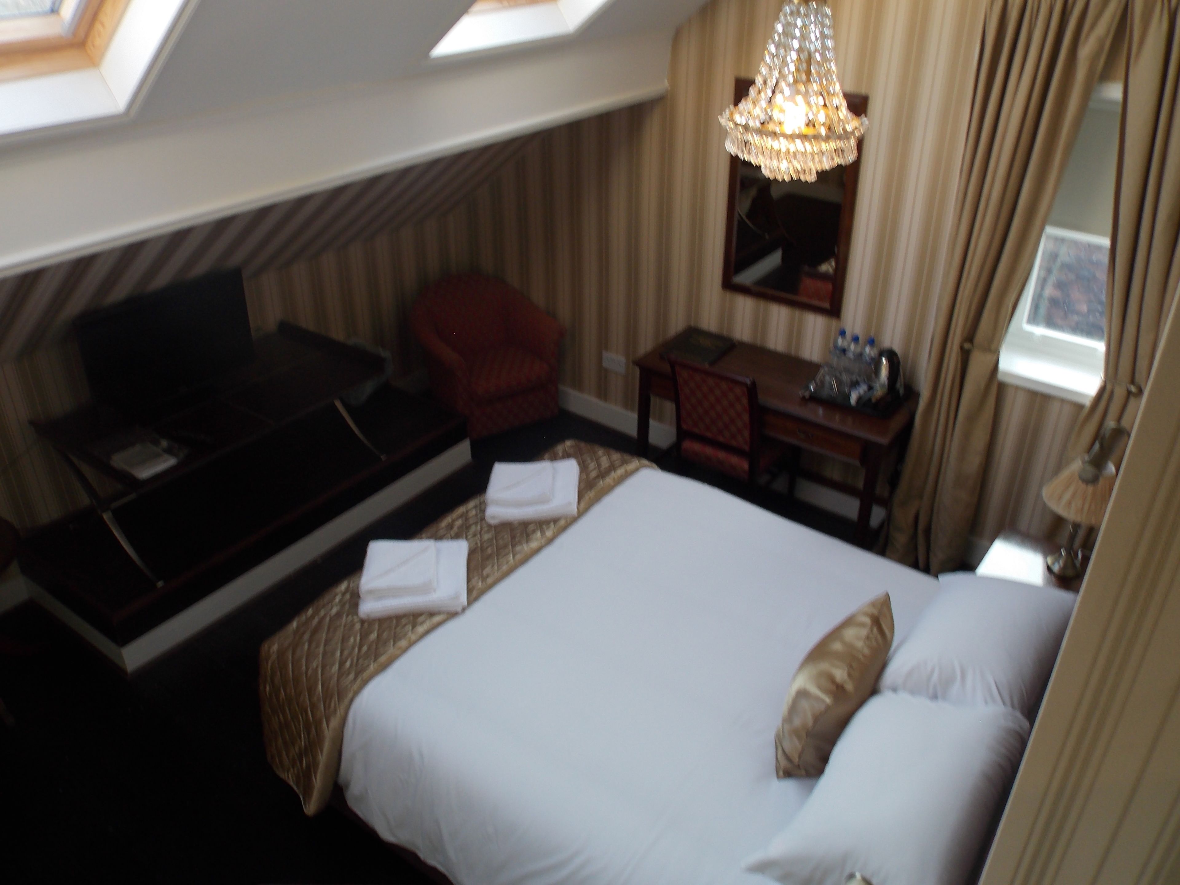 desk, iron/ironing board, free wifi, bed sheets