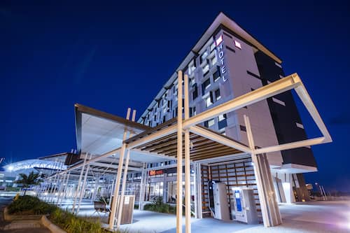 Front of property – evening/night