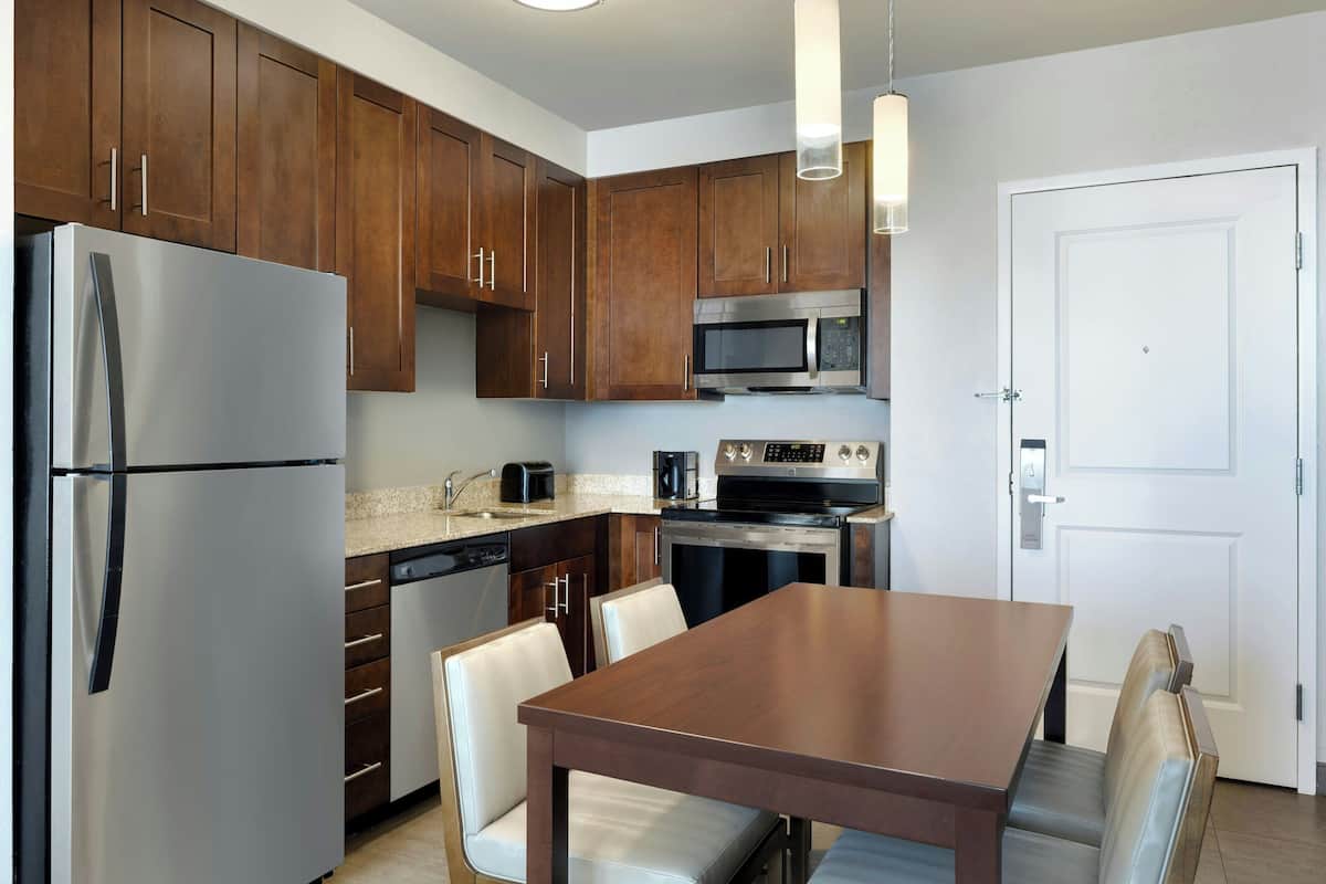 Desk, blackout curtains, iron/ironing board, free WiFi