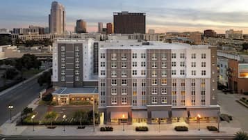 Blick von der Unterkunft