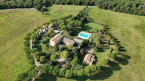 Aerial view - Agriturismo Nerbona (Colle di Val d'Elsa)