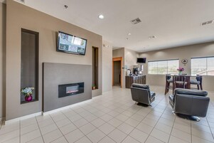 Sala de estar en el lobby