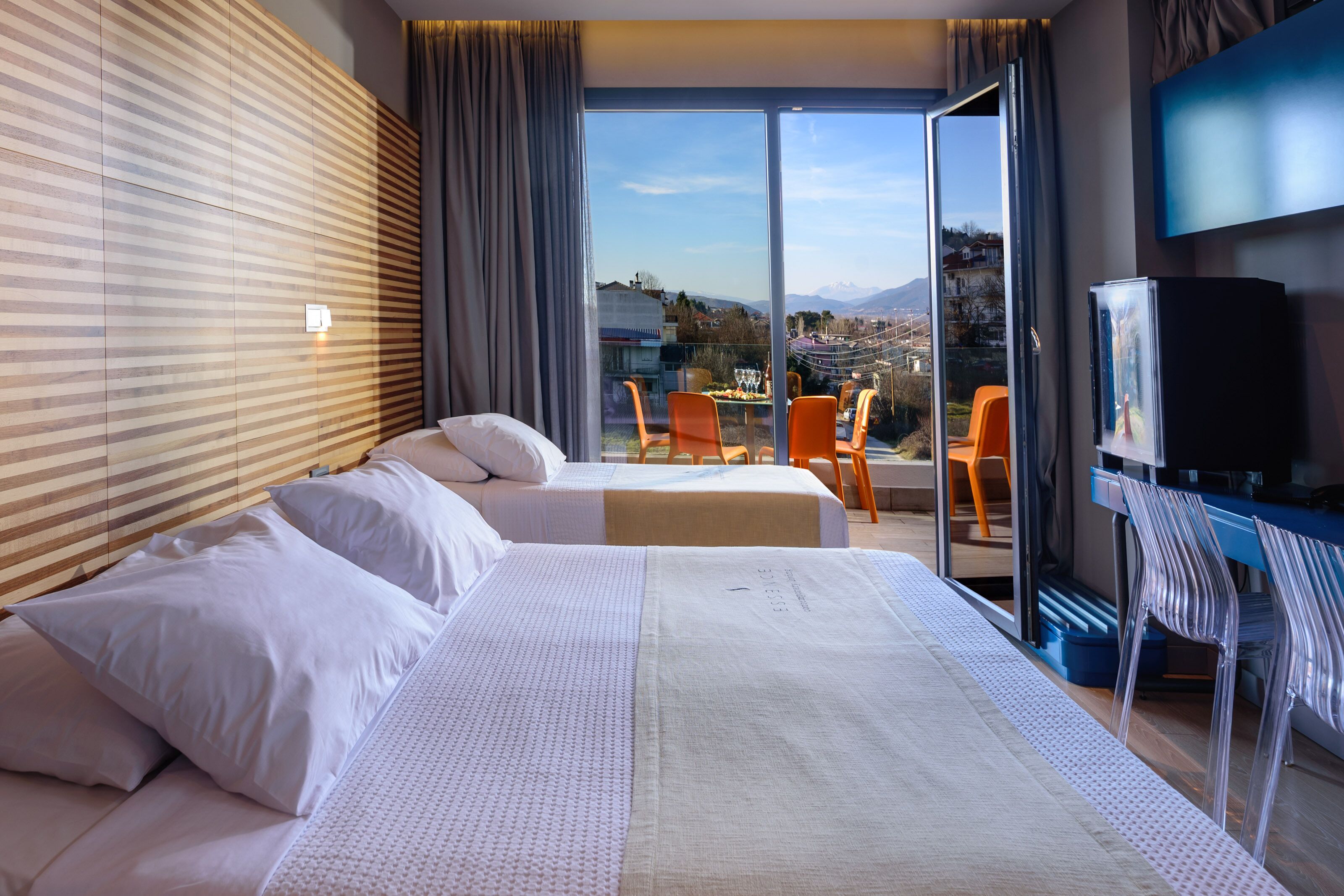 elite triple room, mountain view | 1 bedroom, premium bedding, memory-foam beds, in-room safe