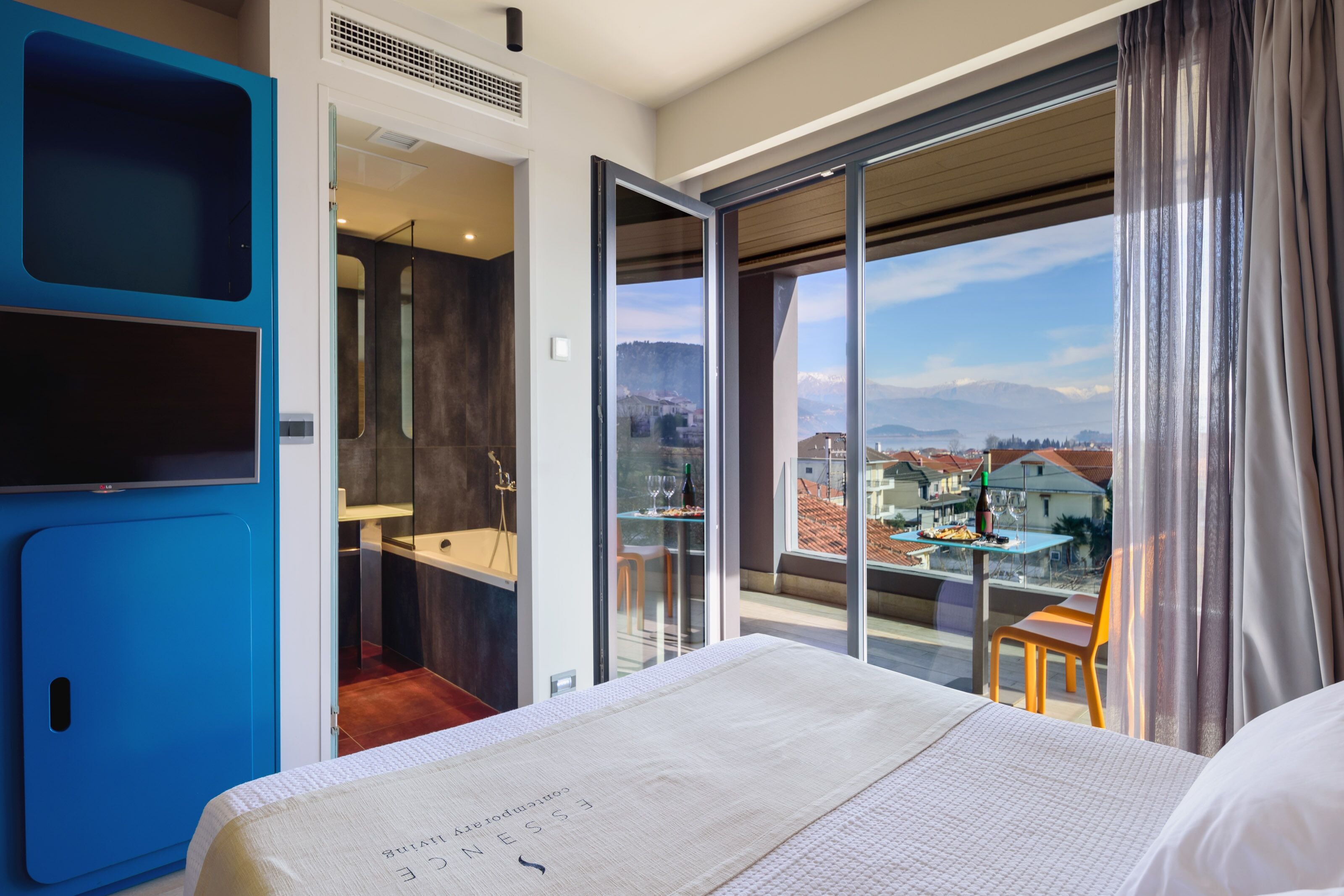 executive double room, lake view | 1 bedroom, premium bedding, memory-foam beds, in-room safe