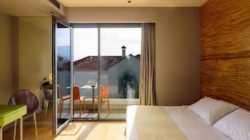 Comfort Double Room, Pool View | 1 bedroom, premium bedding, memory foam beds, in-room safe