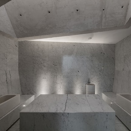 Couples treatment rooms, sauna, steam room, Turkish bath