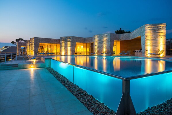 Indoor pool, 3 outdoor pools, cabanas (surcharge), pool umbrellas - D-Resort Šibenik (Sibenik)