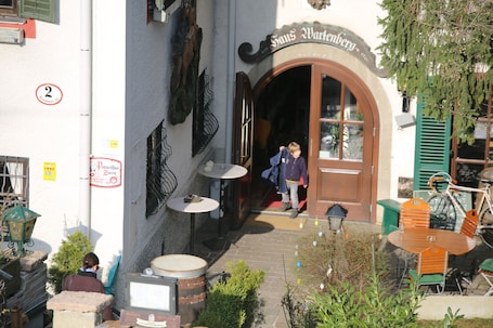 Entrada de la propiedad. Haus Wartenberg