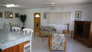 Living room - Bootle Bay Garden Cottage (West End)