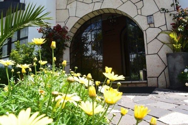 Entrada de la propiedad