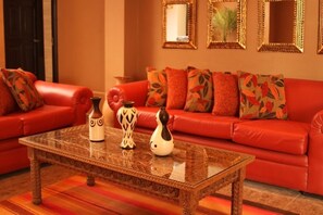 Sala de estar en el lobby