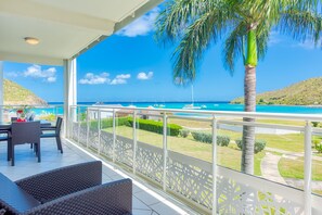 Terrace/patio - Le Domaine Anse Marcel Beach Resort (Anse Marcel)