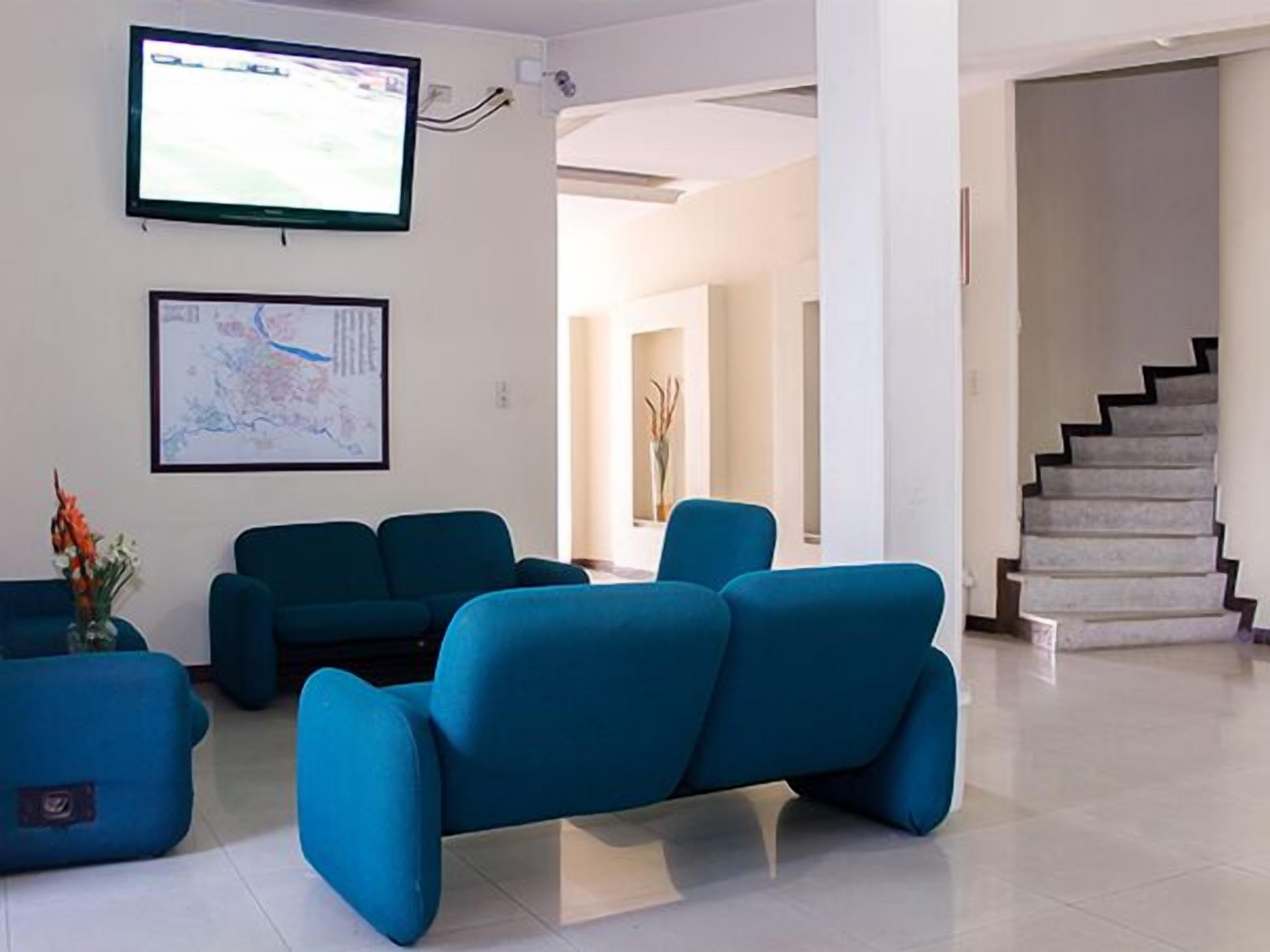 Sala de estar en el lobby