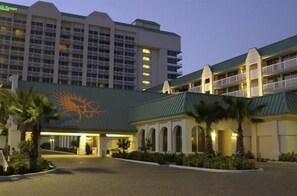 Front of property – evening/night