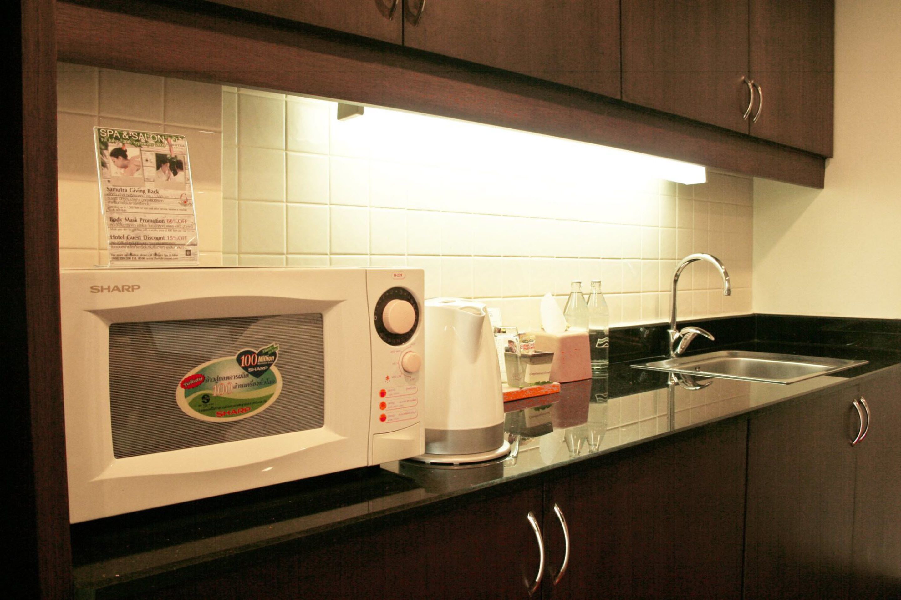 1 bedroom suite | private kitchenette | fridge, coffee/tea maker, electric kettle