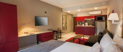 Öryggishólf í herbergi, skrifborð, myrkratjöld/-gardínur