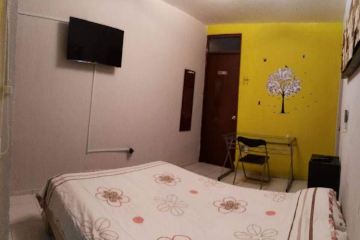 Room, 1 Double Bed, Shared Bathroom | In-room safe, desk, iron/ironing board, free WiFi