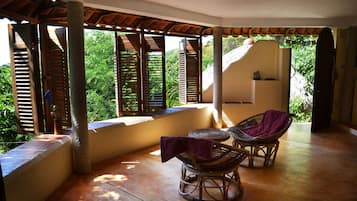 Bungalow, pemandangan samudra (Luna 2) | Ruang keluarga