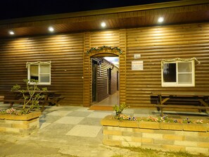 Front of property - evening/night