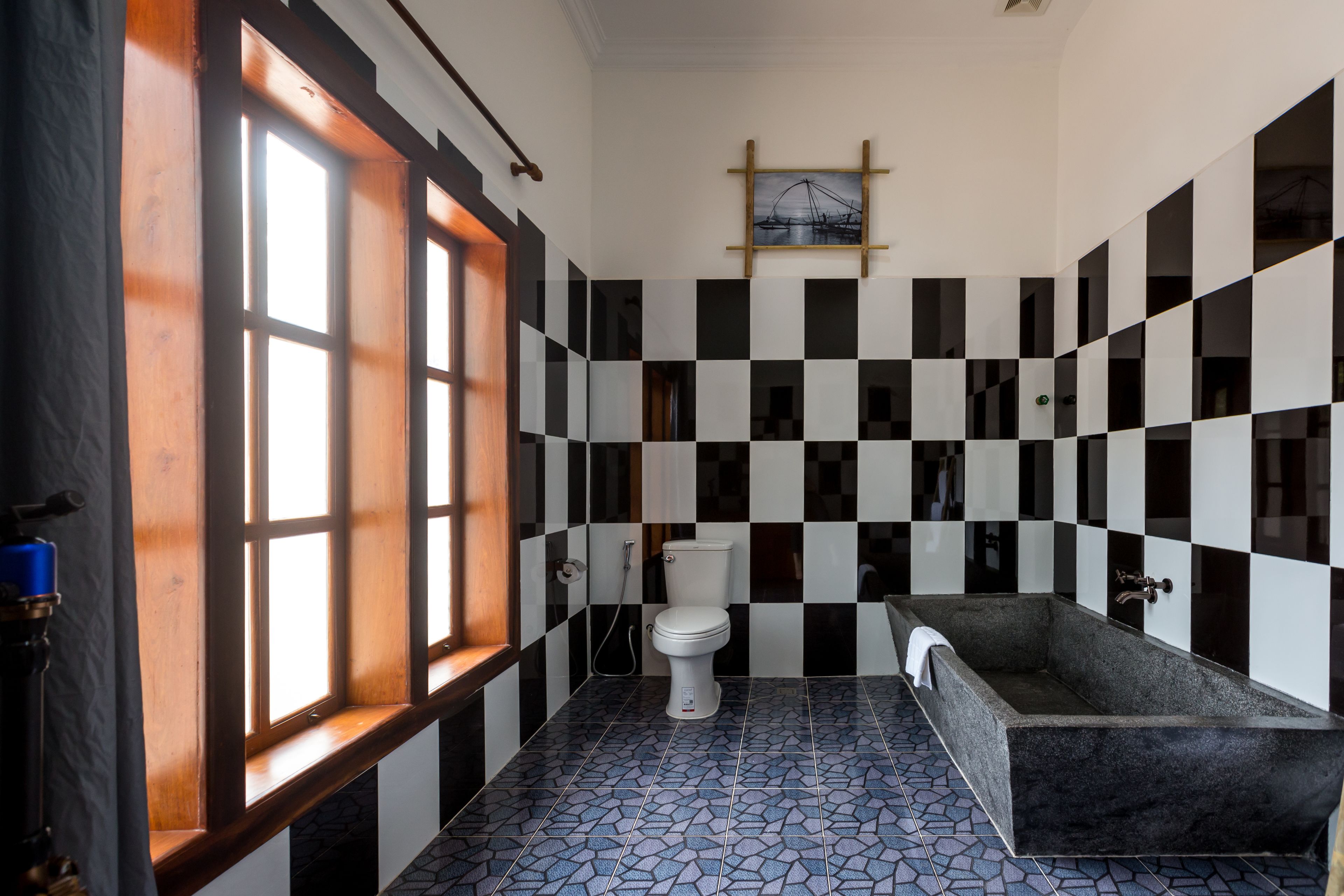 private family suite | bathroom | separate bathtub and shower, free toiletries, hair dryer, bathrobes