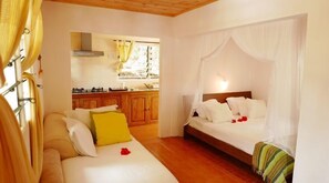 Estudio (Chalet) | 1 dormitorio, ropa de cama de alta calidad, caja fuerte