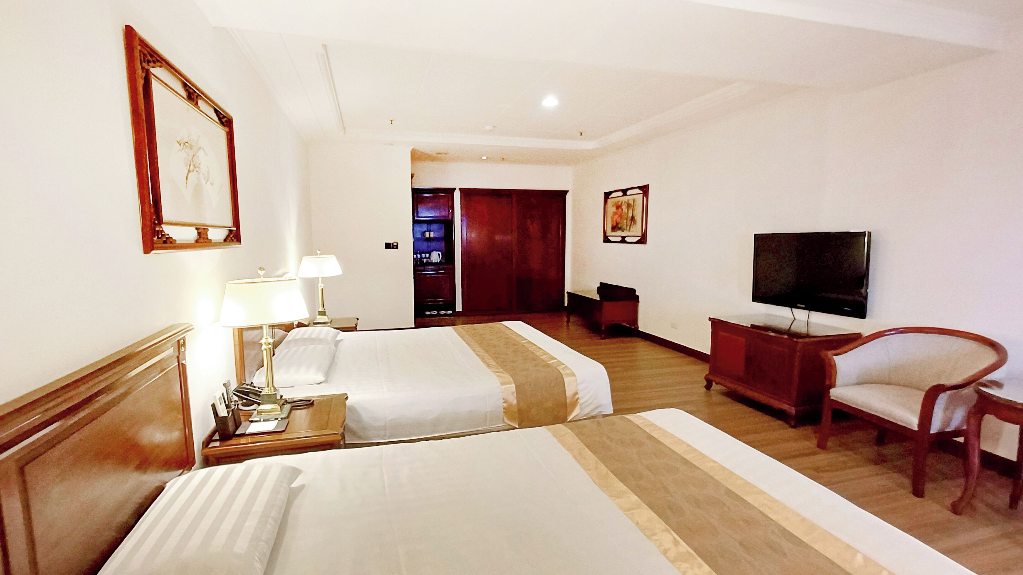 classic quadruple room | premium bedding, in-room safe, desk, soundproofing