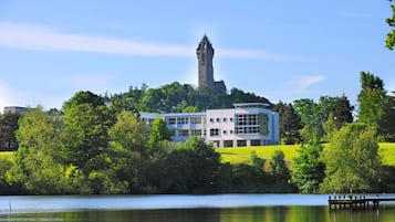 Blick von der Unterkunft