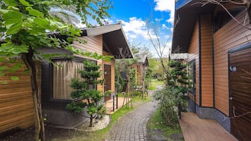浪漫小木屋, 1 張加大雙人床, 花園 | 住宿地面