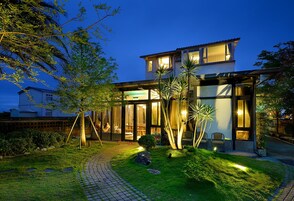Front of property - evening/night