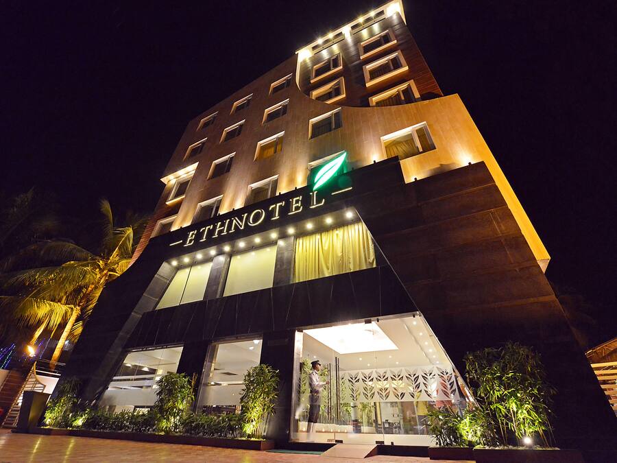 Front of property – evening/night