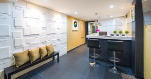 Sitzecke in der Lobby