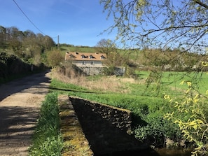 Blick von der Unterkunft