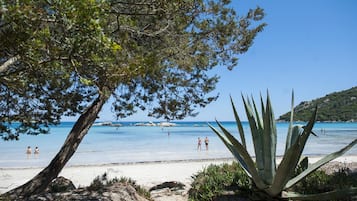 Aan het strand